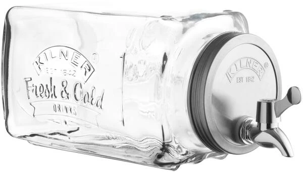 Kilner Kühlschrank Getränkespender Mit Zapfhahn, 3 Liter