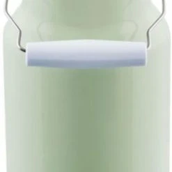 Riess Emaille Riess Milchkanne Aus Emaille In Nilgrün