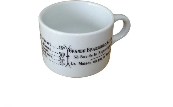 Pillivuyt Frühstückstasse Brasserie Frühstücksuntertasse Bourges: Durchmesser 165 Mm – Bild 3