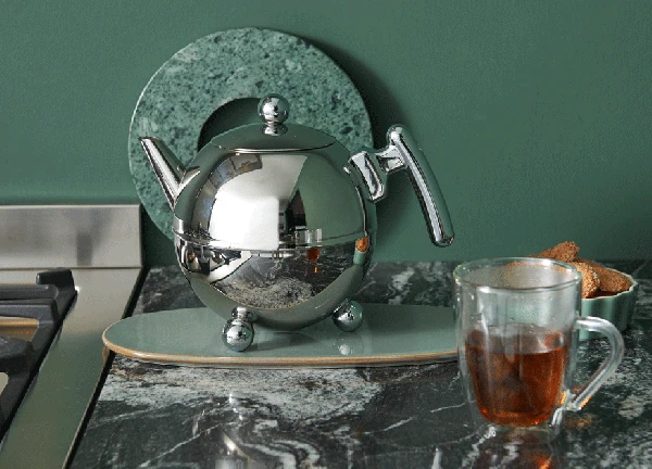 Bredemeijer Teekanne Duet Bella Ronde Chrom 1,5 Liter – Bild 2