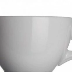 Classic Espressotasse Flach Von Porzellanfabrik Walküre, Weiß