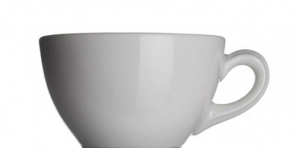 Classic Espressotasse Flach Von Porzellanfabrik Walküre, Weiß