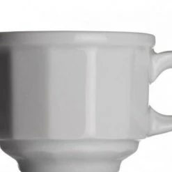 Classic Bistrotasse Von Porzellanfabrik Walküre, Weiß 0,17 Liter