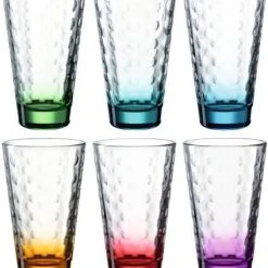 Leonardo Trinkglas OPTIC 6 Stück Farbig Sortiert 300 Ml