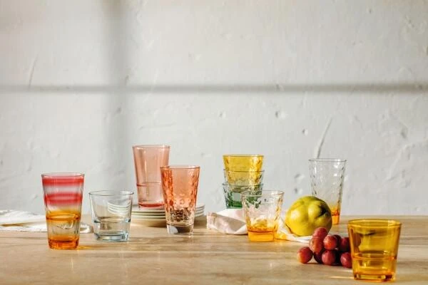 Leonardo Trinkglas EVENT 315 Ml Orange Farbverlauf, 6er-Set – Bild 3