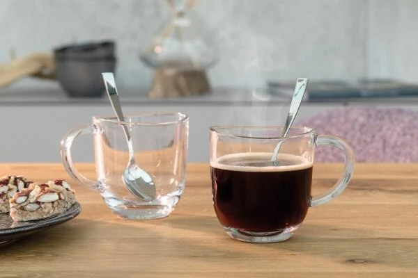 Leonardo 2 Latte Macchiato Tassen NAPOLI 280 Ml + 2 Löffel – Bild 3