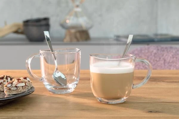 Leonardo 2 Latte Macchiato Tassen NAPOLI 280 Ml + 2 Löffel – Bild 2