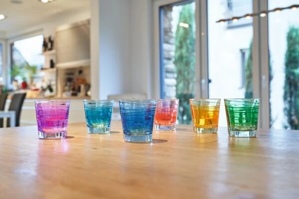 Leonardo Trinkglas VARIO STRUTTURA 250 Ml Blau, 6er-Set – Bild 2