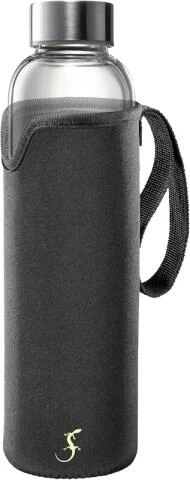 Lurch Glasflasche Mit Iso-Hülle 0,55l Schwarz