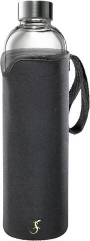 Lurch Glasflasche Mit Iso-Hülle 1l Schwarz