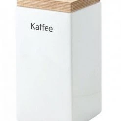 Continenta Vorratsdose Quadratisch Aus Keramik Mit Holzdeckel 10 Cm/ 10 Cm/ 20,5 Cm, -Leonardo Shop 3914 l 2