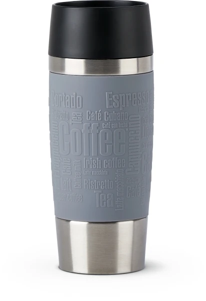 Emsa Isolier-Trinkbecher Mit Manschette Travel Mug In Pepper Grau