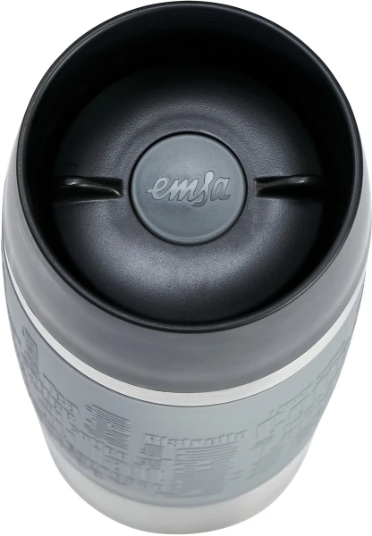 Emsa Isolier-Trinkbecher Mit Manschette Travel Mug In Pepper Grau – Bild 3