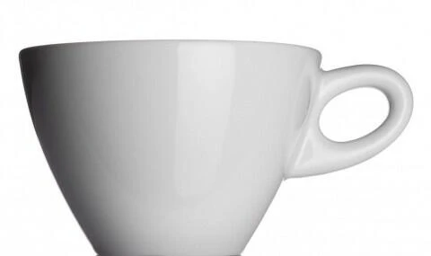 Collezione ALTA Café Au Lait Tasse Von Porzellanfabrik Walküre, Weiß