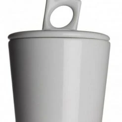 NYNY Zuckerdose Von Porzellanfabrik Walküre, Weiß