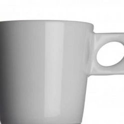 NYNY Cappuccinotasse Von Porzellanfabrik Walküre, Weiß