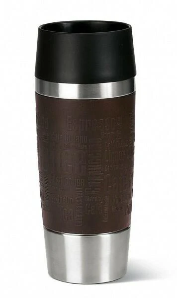 Emsa Isolier-Trinkbecher Mit Manschette Travel Mug In Braun