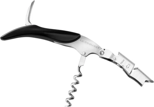 Le Creuset Screwpull Kellnermesser WT-130 Schwarz – Bild 2