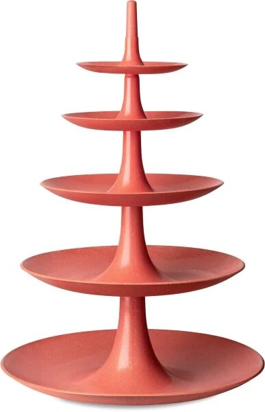 Koziol Etagere BABELL In Coral BIG 3 Koziol Etagere BABELL In Coral BIG