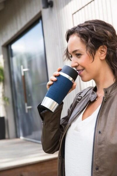 Emsa Isolier-Trinkbecher Mit Manschette Travel Mug In Braun – Bild 5