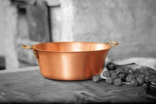Marmeladenschüssel Aus Der Kupfermanufaktur Weyersberg 30 Cm/ 5 Liter / 22 Cm – Bild 2