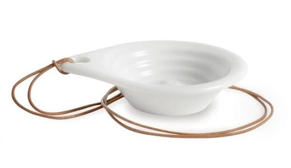 Kahla Café Sommelier Sommelier-Schälchen Mit Lederband In Weiß – Bild 2