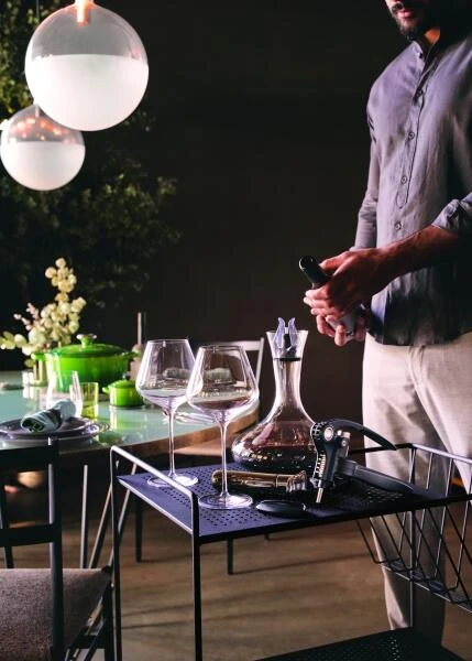 Le Creuset Screwpull Weinpumpe WA-137 Mit Softgriff In Metall – Bild 3