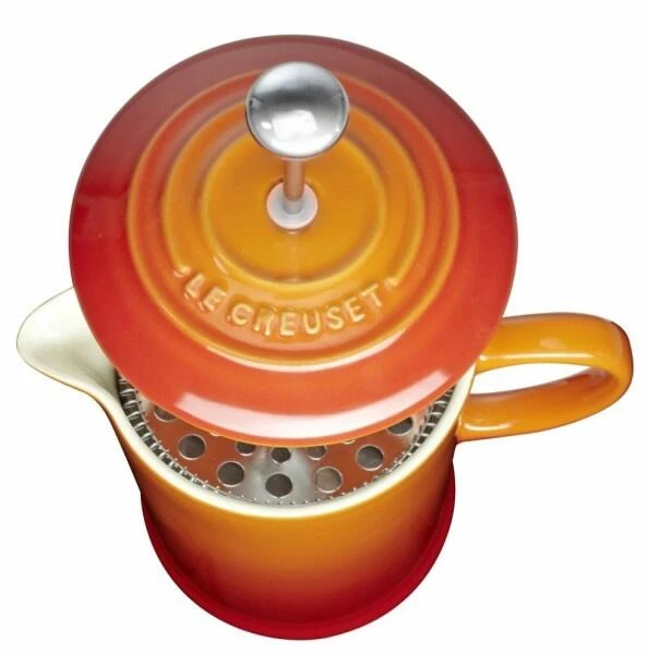 Le Creuset Kaffeebereiter In Ofenrot – Bild 2