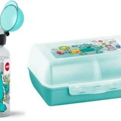 Emsa Kids Trinkflasche Und Brotdose Monster, 2-teilig