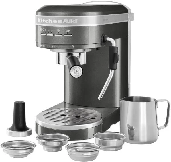 KitchenAid Halbautomatische Espressomaschine ARTISAN In Medallion Silber – Bild 5
