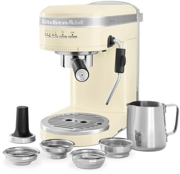 KitchenAid Halbautomatische Espressomaschine ARTISAN In Creme – Bild 5