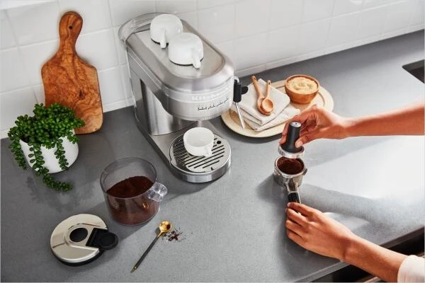 KitchenAid Halbautomatische Espressomaschine ARTISAN In Edelstahl – Bild 6