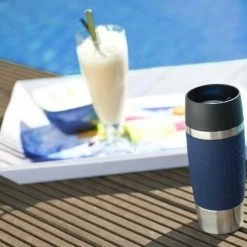 Emsa Isolier-Trinkbecher Mit Manschette Travel Mug In Blau -Leonardo Shop ST 2015 ocean 02 neu l