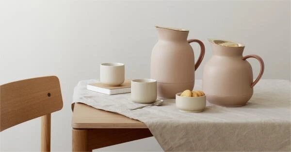 Stelton Isolierkanne Tee Amphora In Soft Peach – Bild 2