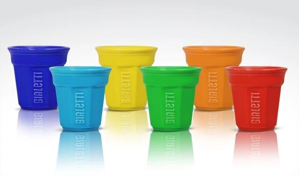 Bialetti Espressobecher Bunt, 6er-Set