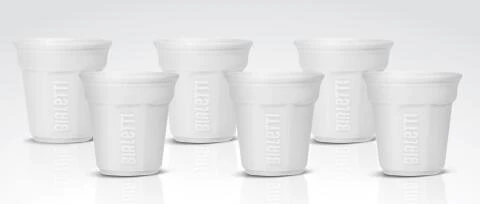 Bialetti Espressobecher White, 6er-Set