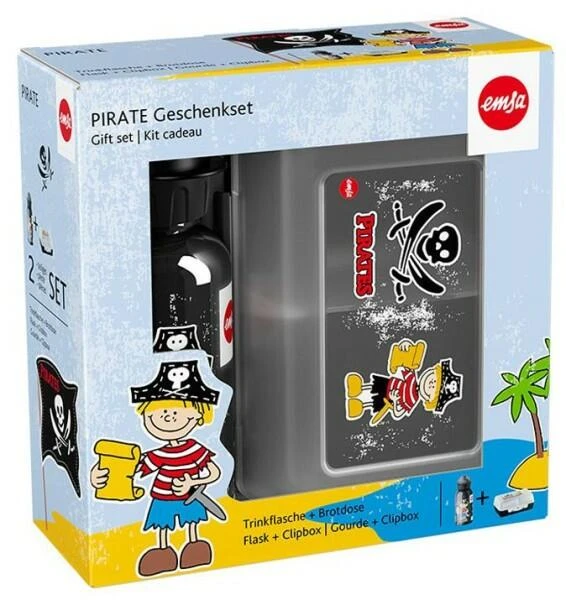 Emsa Kids Trinkflasche Und Brotdose Pirat, 2-teilig – Bild 2